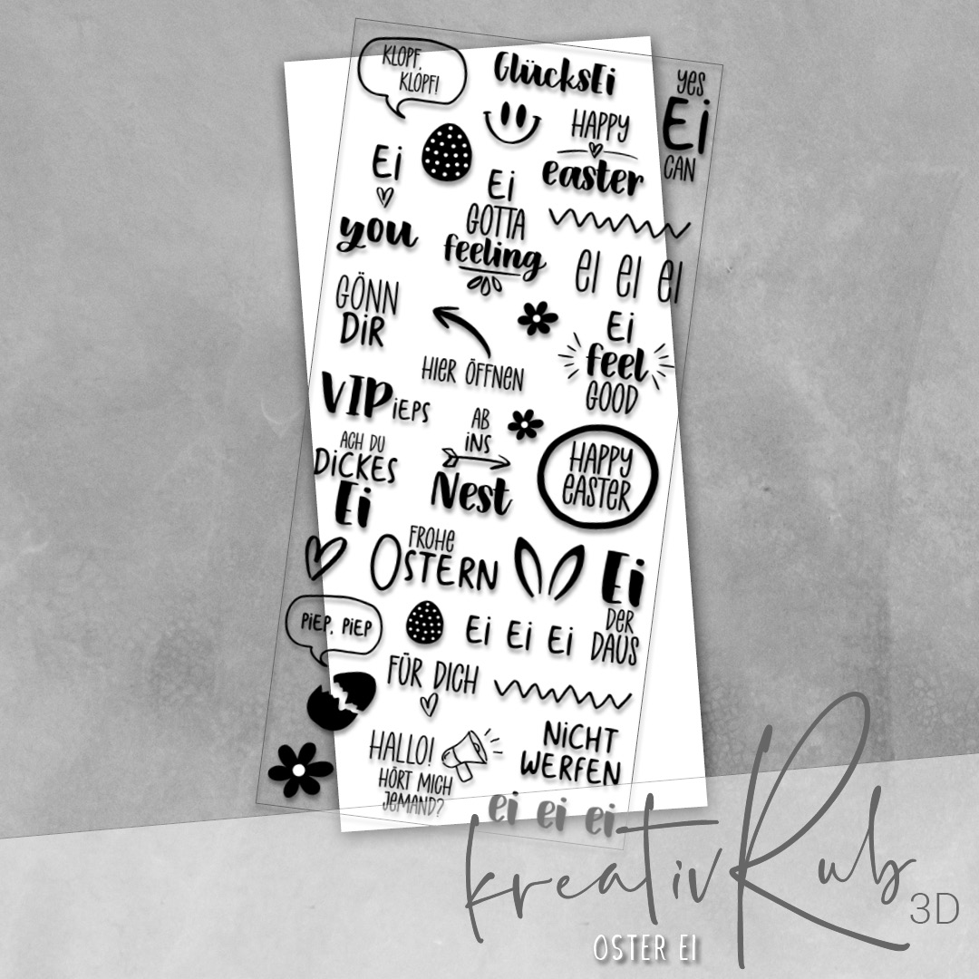    kreativRub 3D - Oster Ei