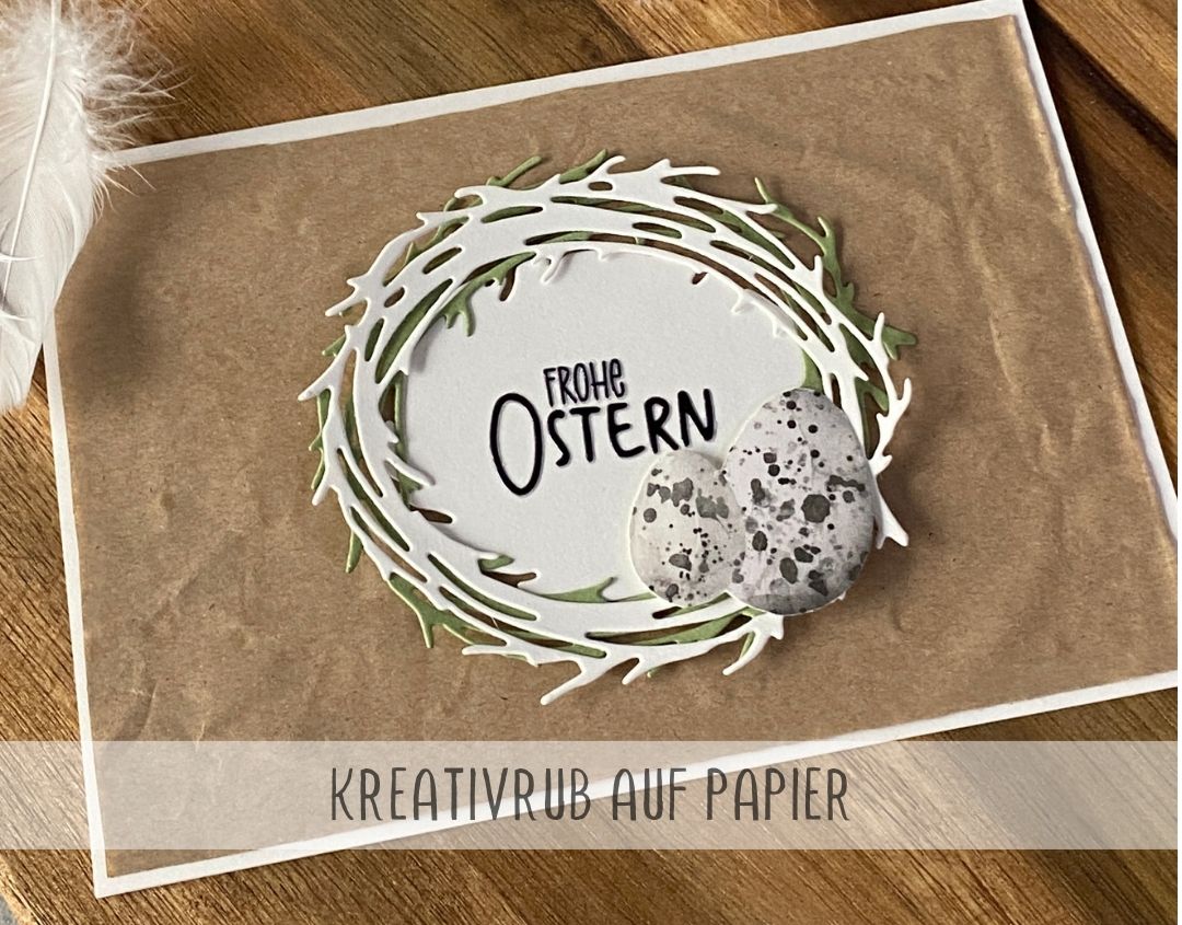 kreativRub auf Papier kreativRub auf Papier