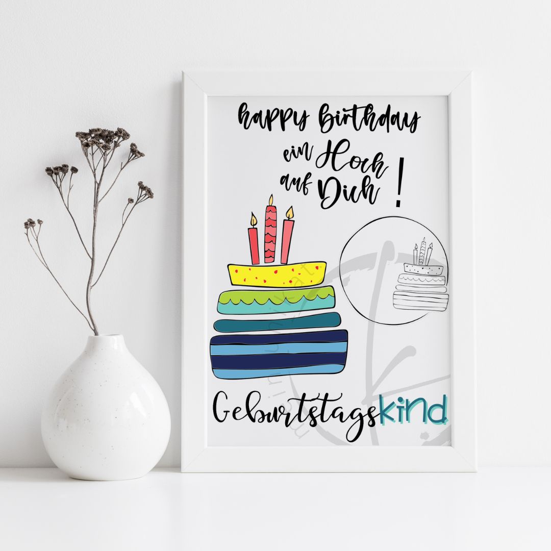 Plotterdatei Geburtstagstorte Plotterdatei Geburtstagstorte