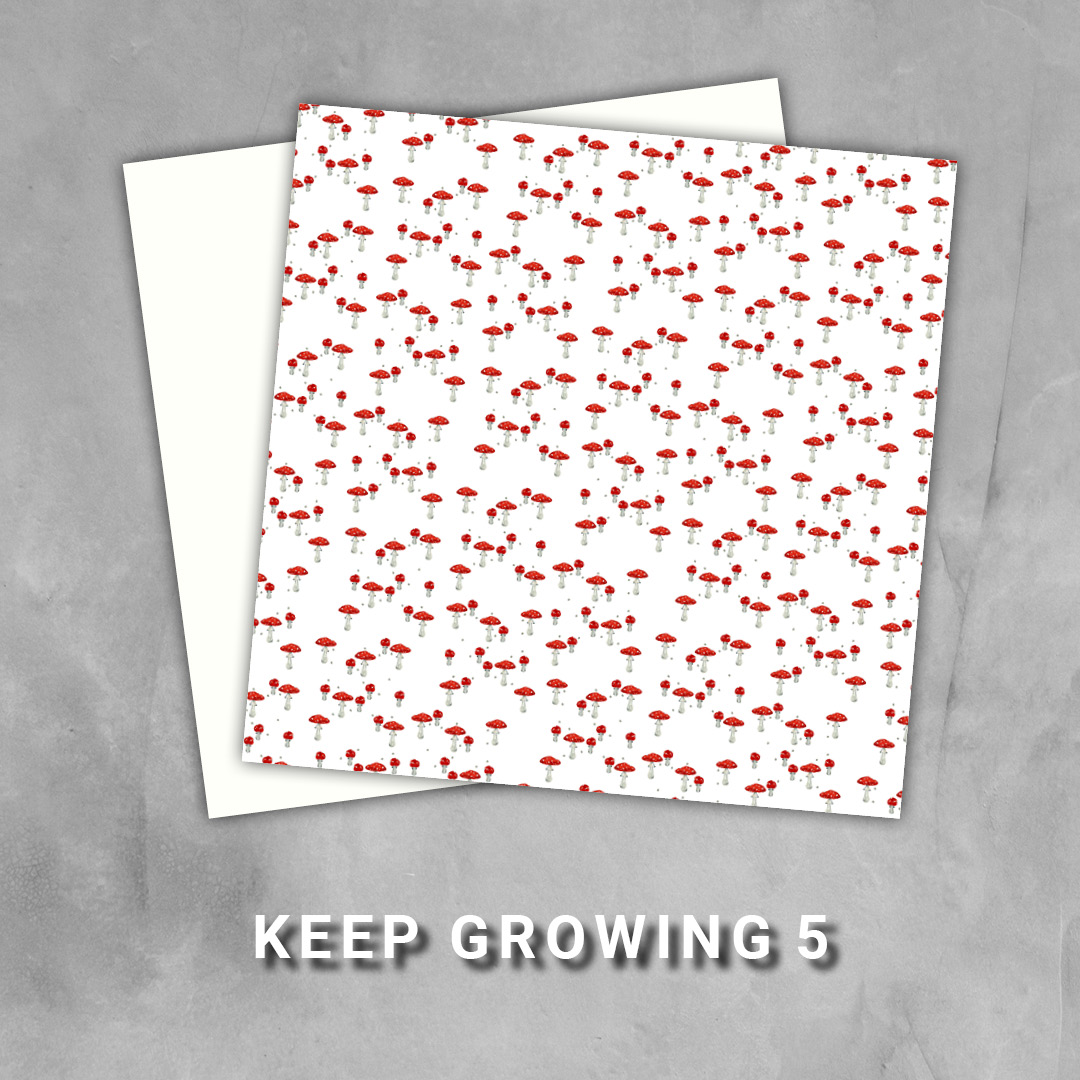 Designpapier Keep Growing Papier