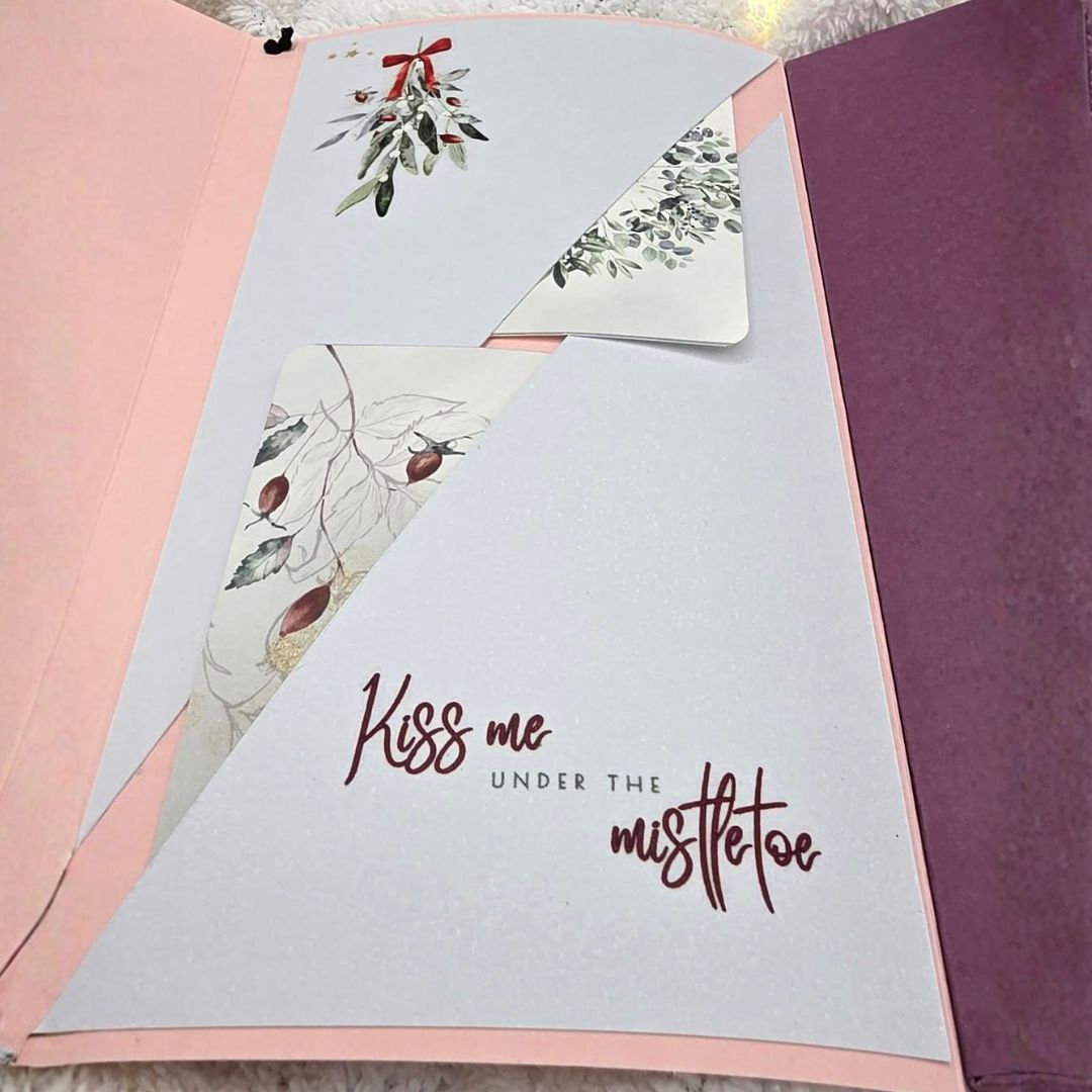 Gutscheinhülle aus Designpapier Cozy Winter Gutscheinhülle aus Designpapier Cozy Winter