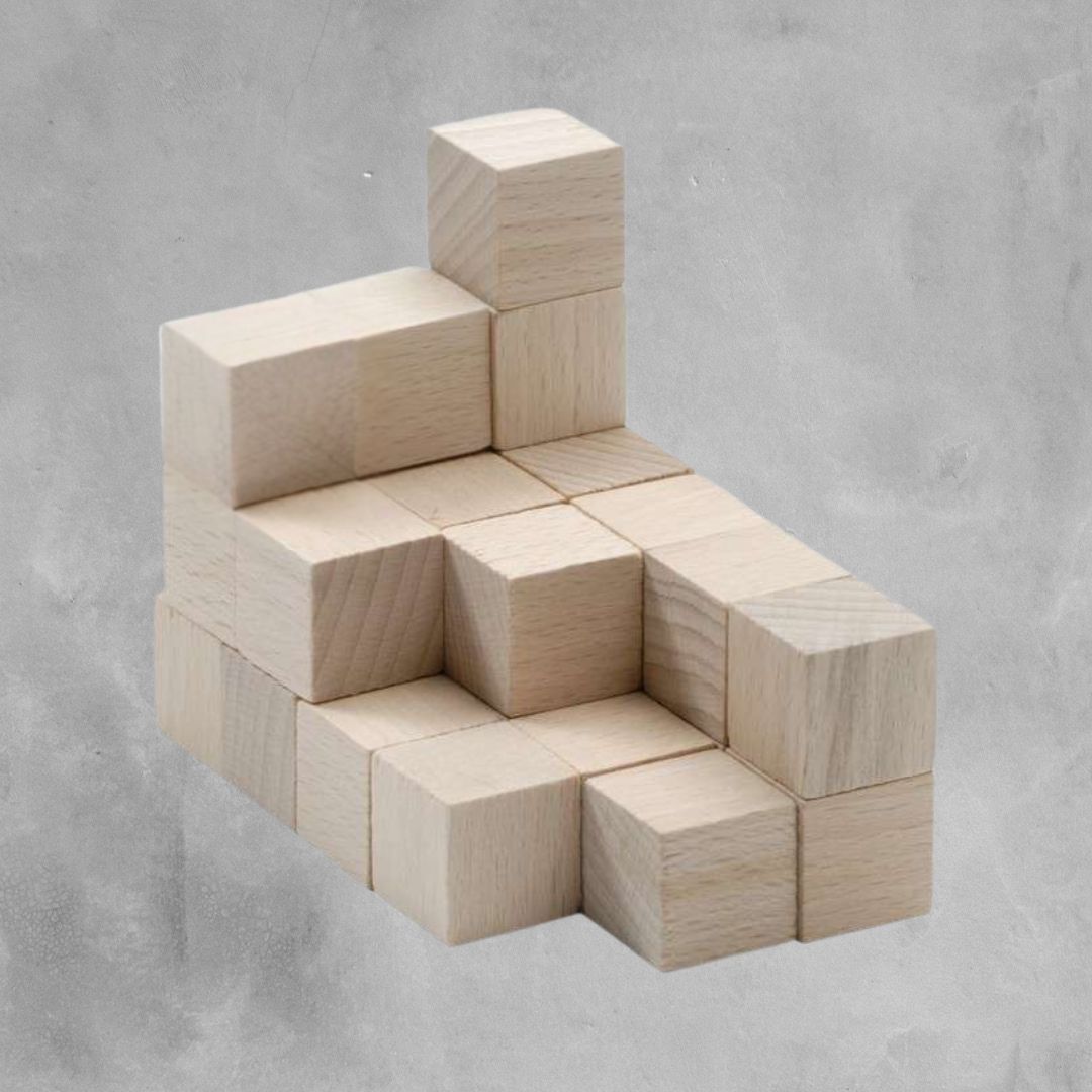 Produktbild Holzwürfel gestapelt