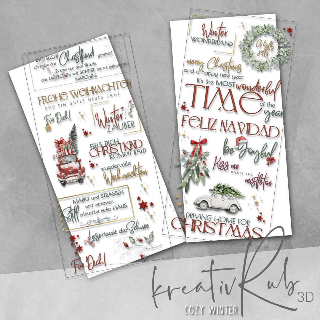 kreativRub 3D - Cozy Winter kreativRub 3D - Cozy Winter