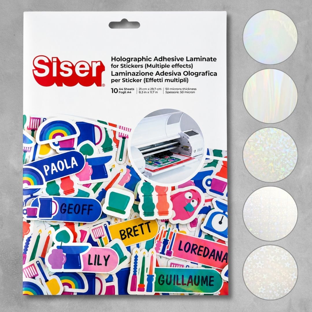 Siser Holographic Lamination Sheets - Craft Pack Siser Holographic Lamination Sheets - Craft Pack