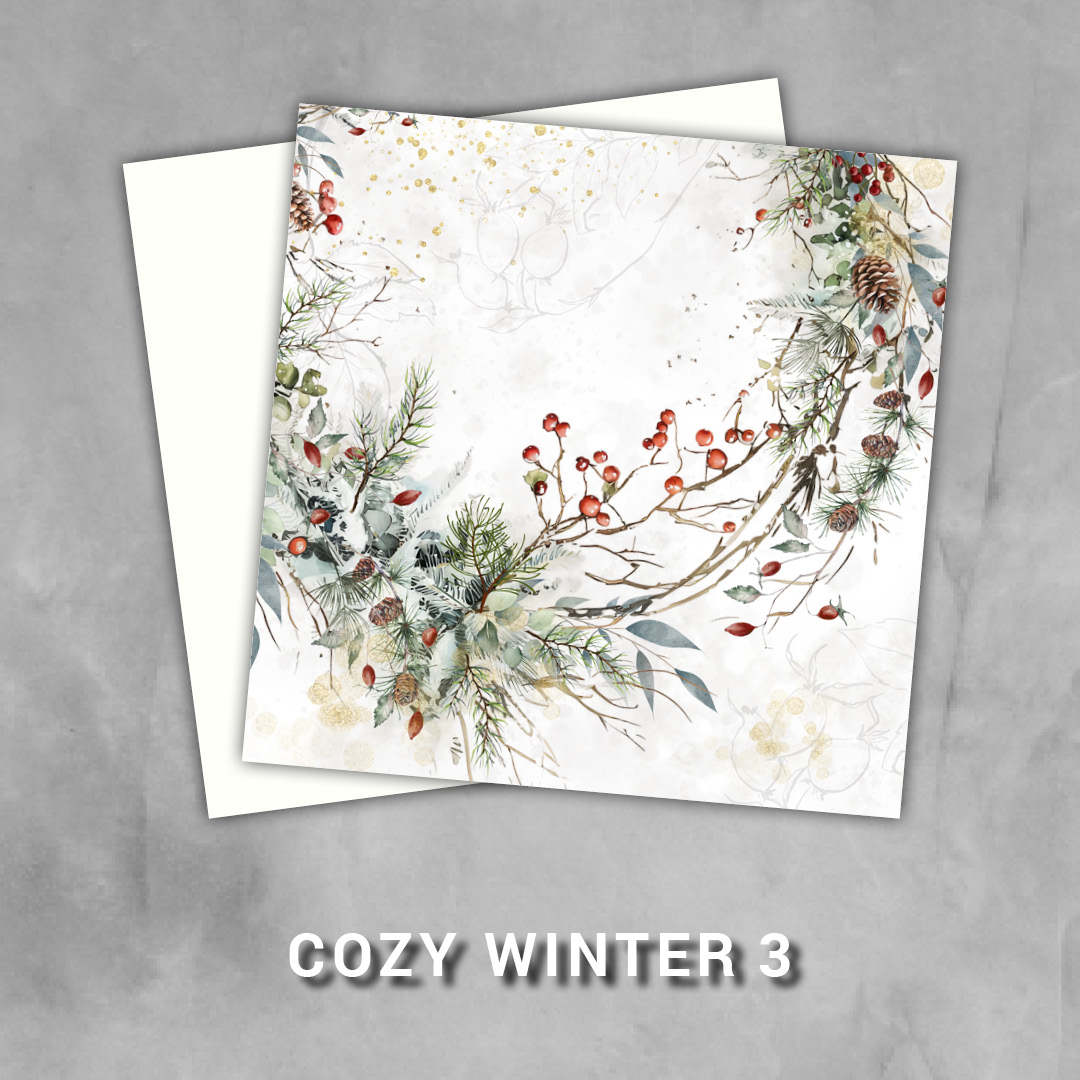 Designpapier Cozy Winter Designpapier Cozy Winter