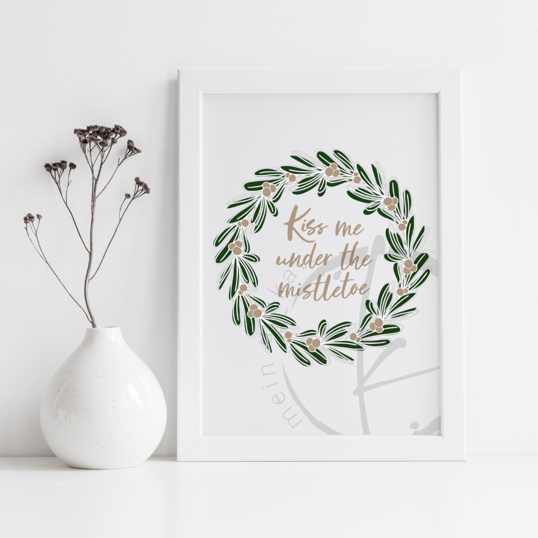 Plotterdatei Unterm Mistelzweig Plotterdatei Unterm Mistelzweig