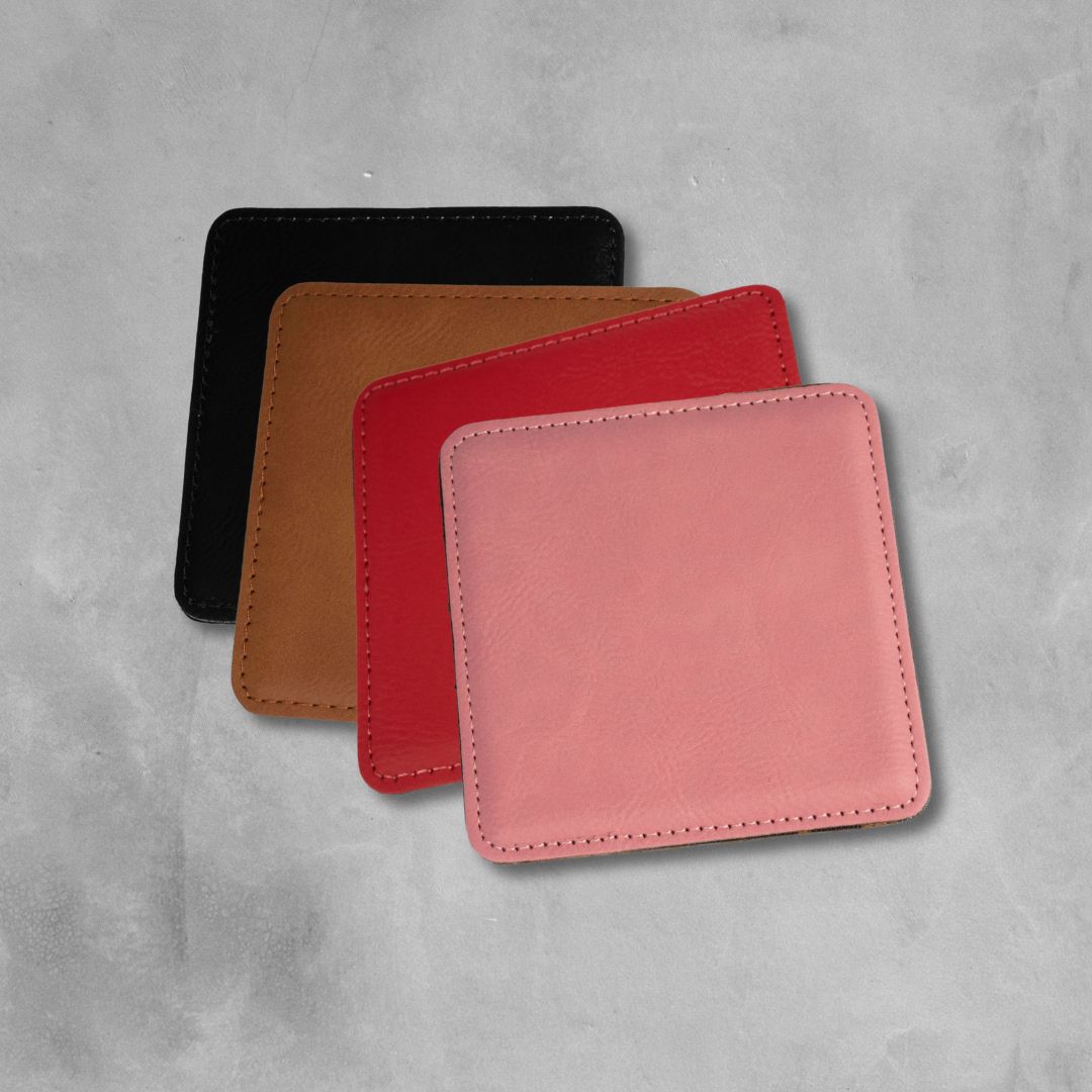 Kunstleder Untersetzer - Laser geeignet Kunstleder Untersetzer - Laser geeignet