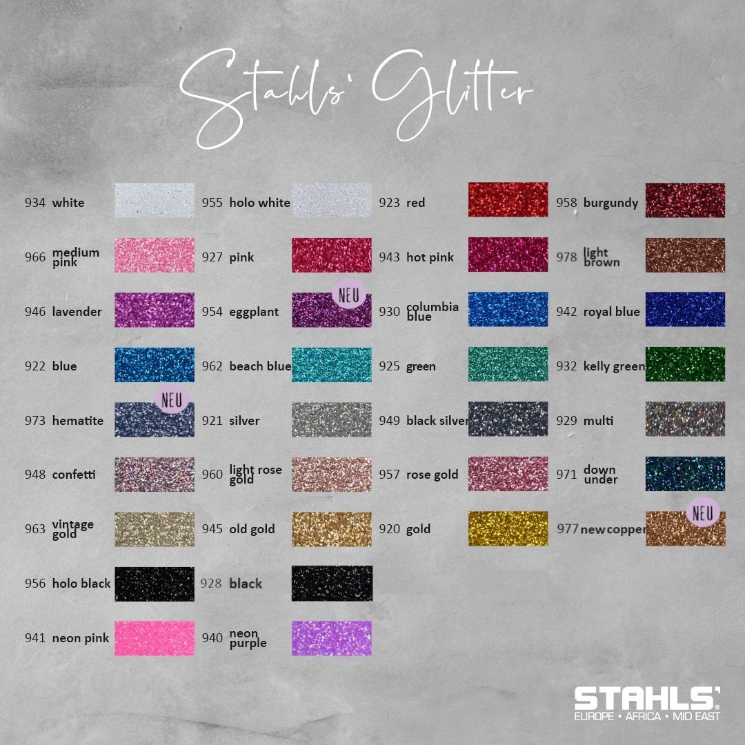 Stahls Glitter Flexfolie