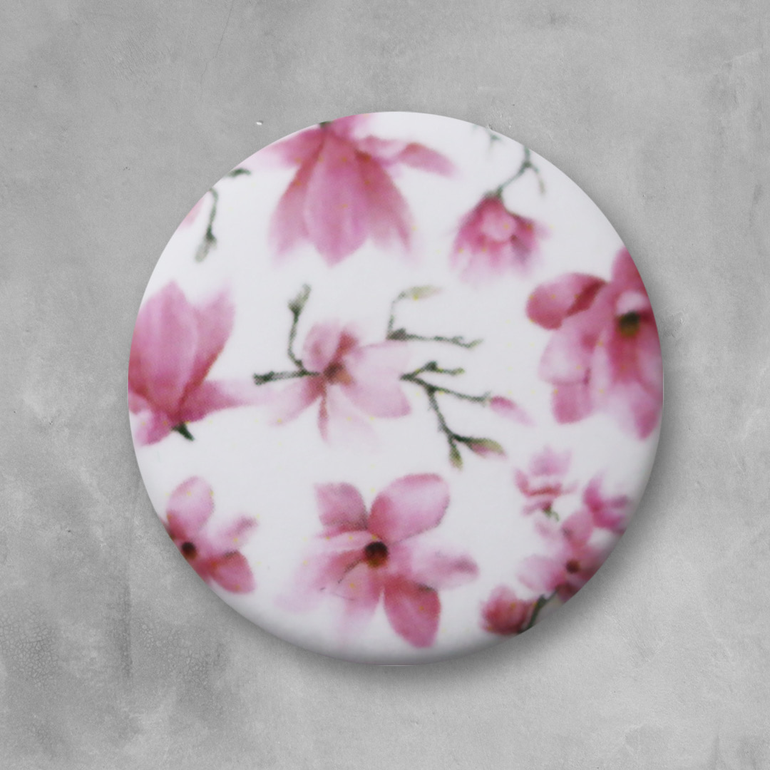 Magnet Button Magnolienblühen