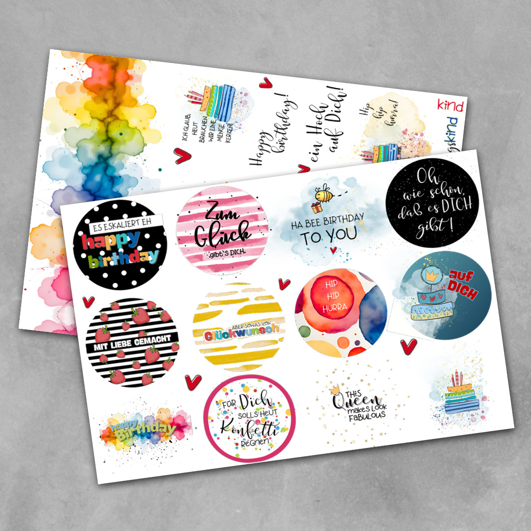 Sublipapier Ein Hoch auf Dich Sublipapier Ein Hoch auf Dich