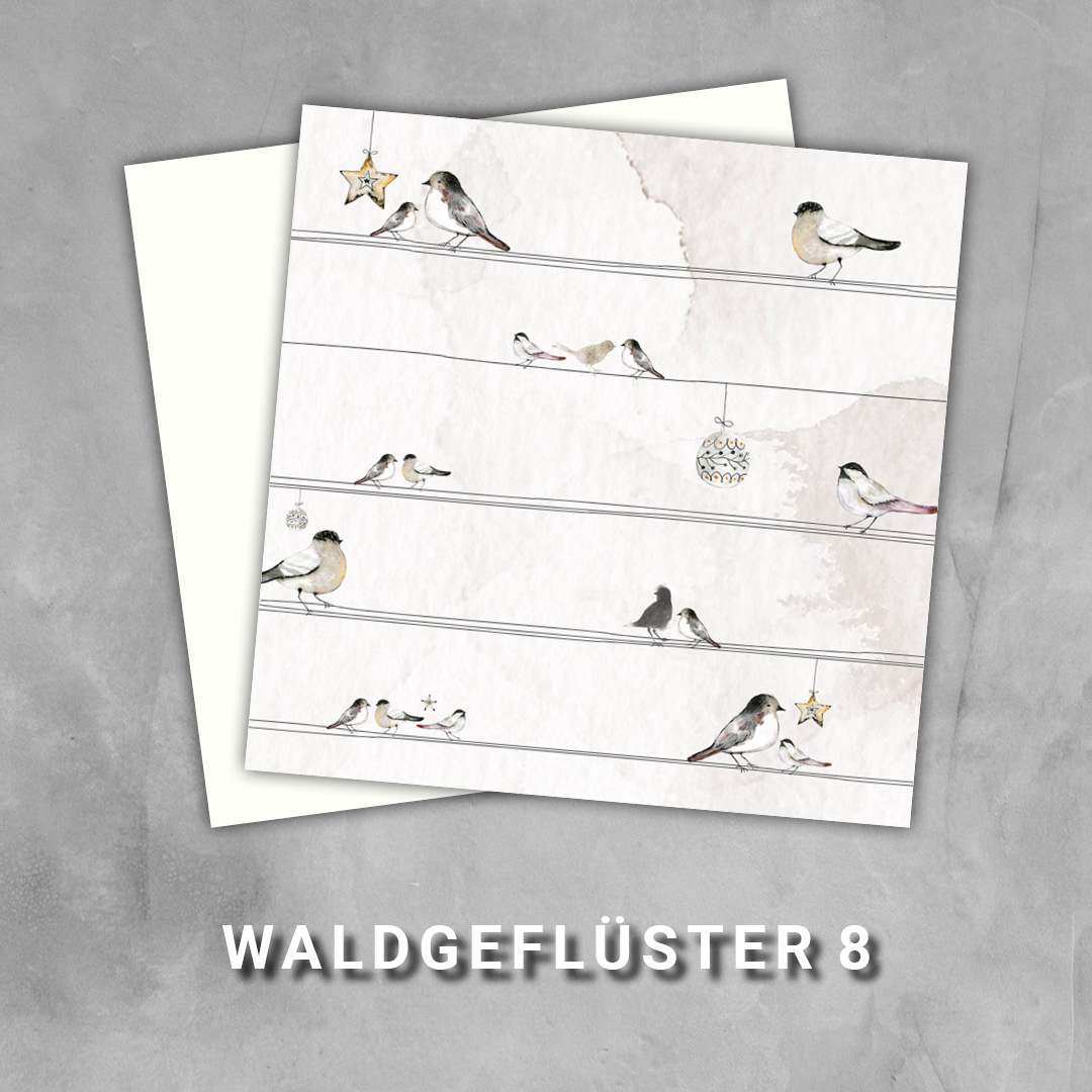 Waldgeflüster Designpapier Papier