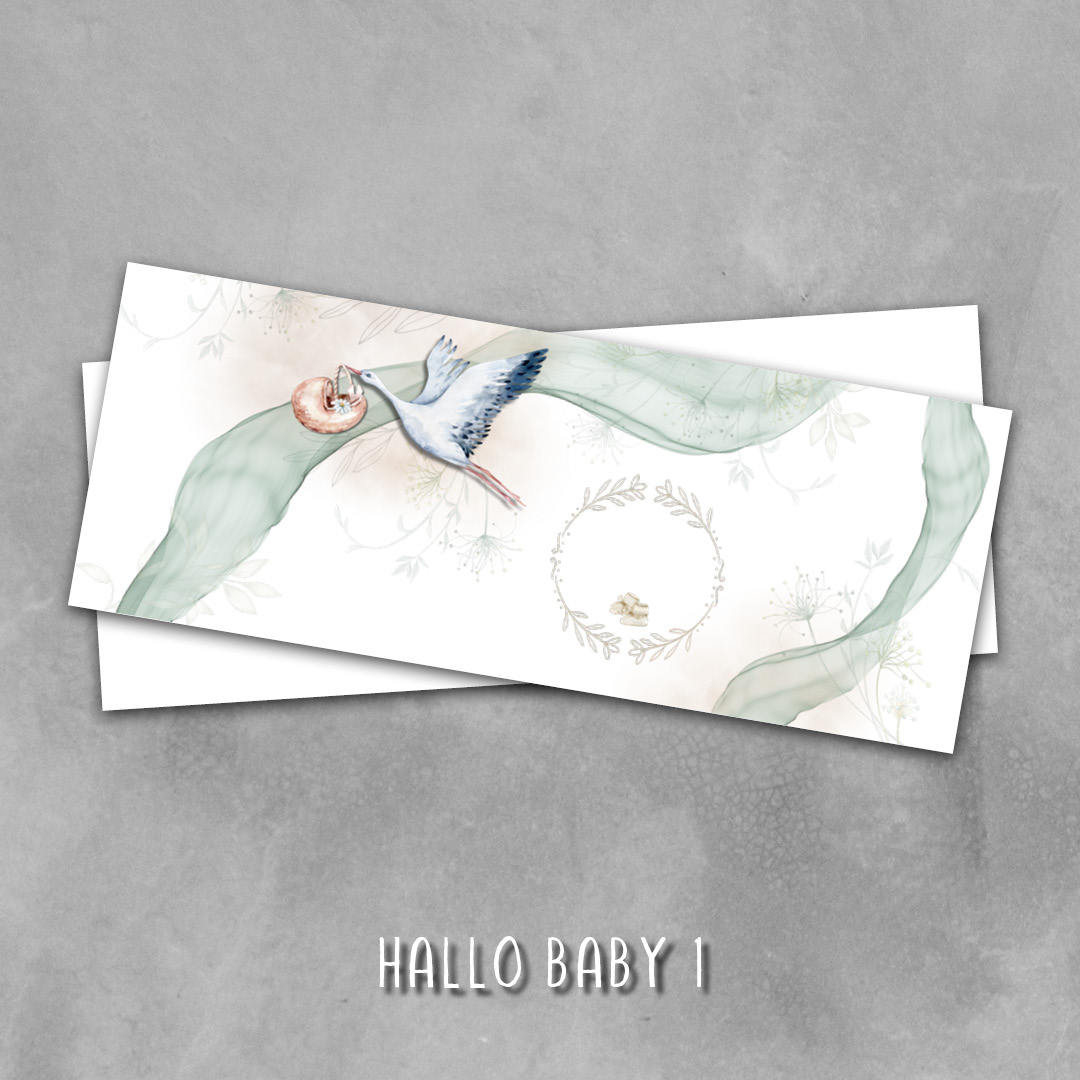 Sublipapier Hallo Baby - Einführungspreis Sublipapier Hallo Baby - Einführungspreis