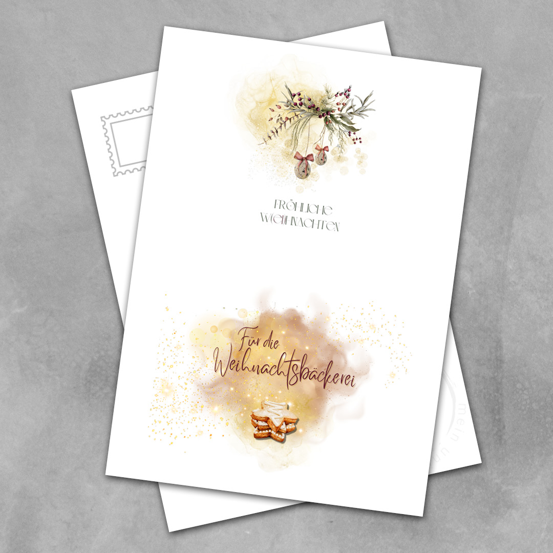 Produktbild Postkarte Fröhliche Weihnachten Produktbild Postkarte Fröhliche Weihnachten