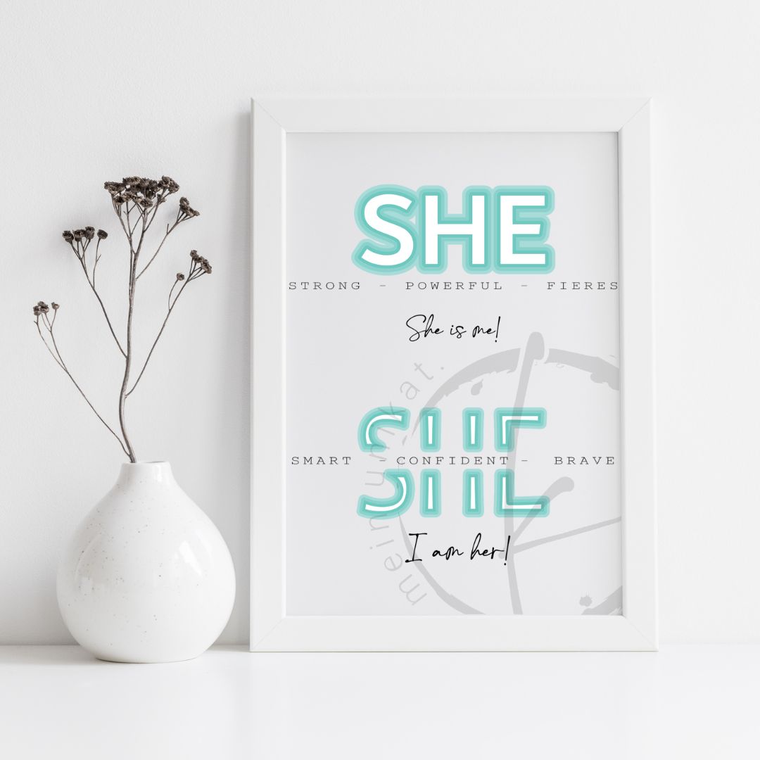 Produktbild Plotterdatei She is me