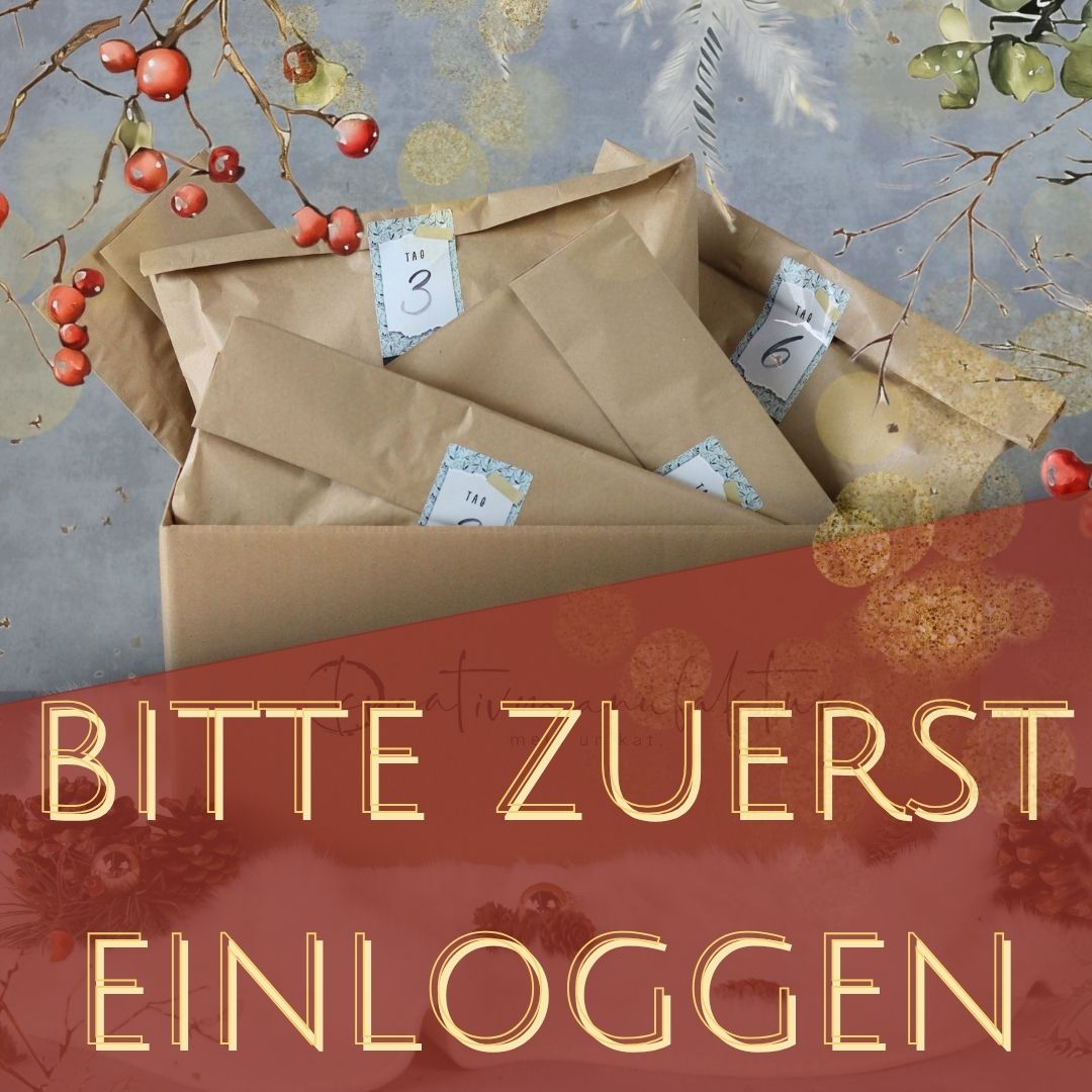 kreativ.Advent 2025 Materialpaket  - zuerst im Shop einloggen ! 