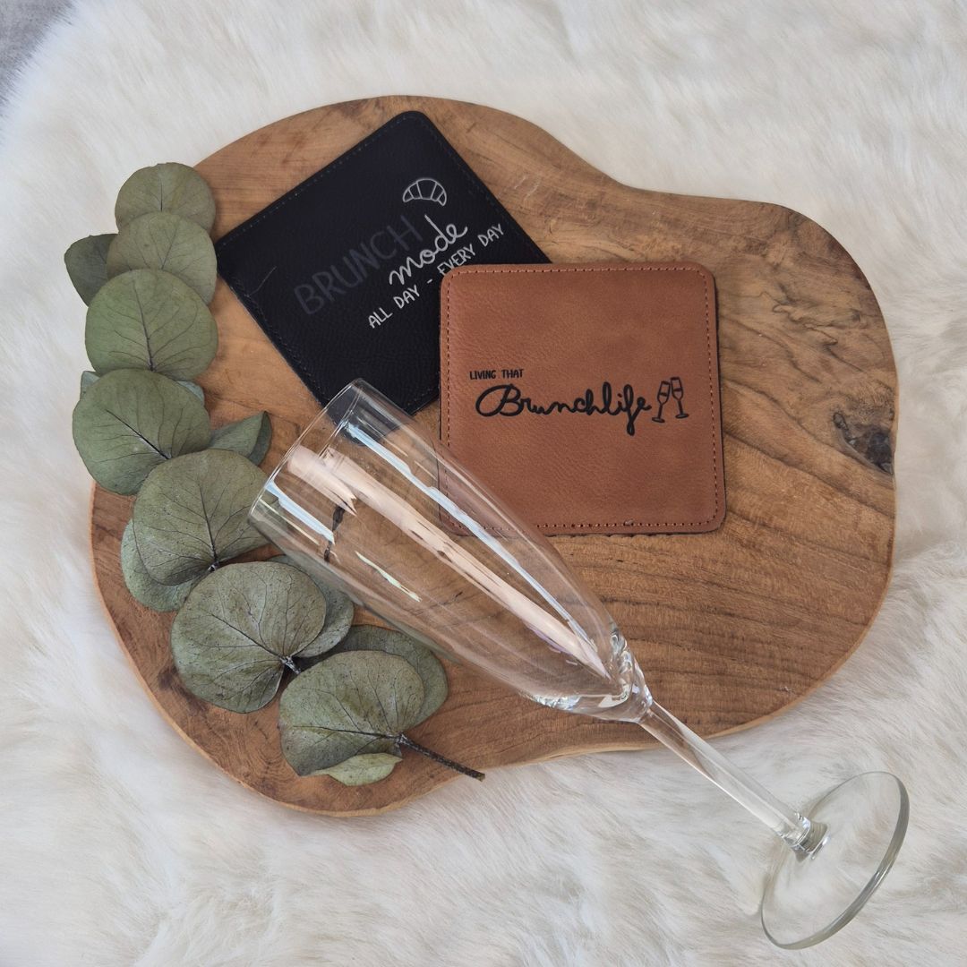 Kunstleder Untersetzer - Laser geeignet Kunstleder Untersetzer - Laser geeignet