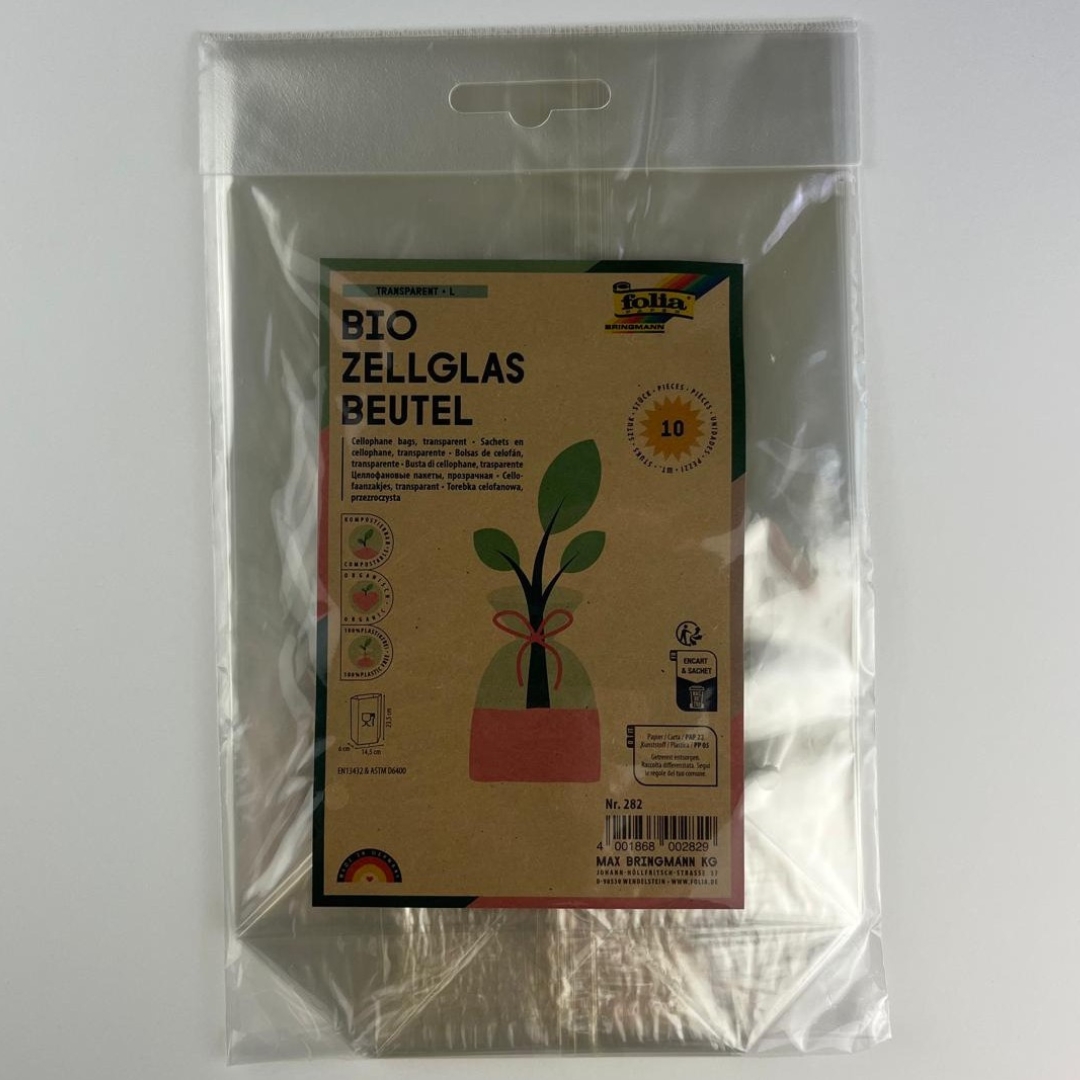 Bio Zellglas Beutel 10er Pack Bio Zellglas Beutel 10er Pack